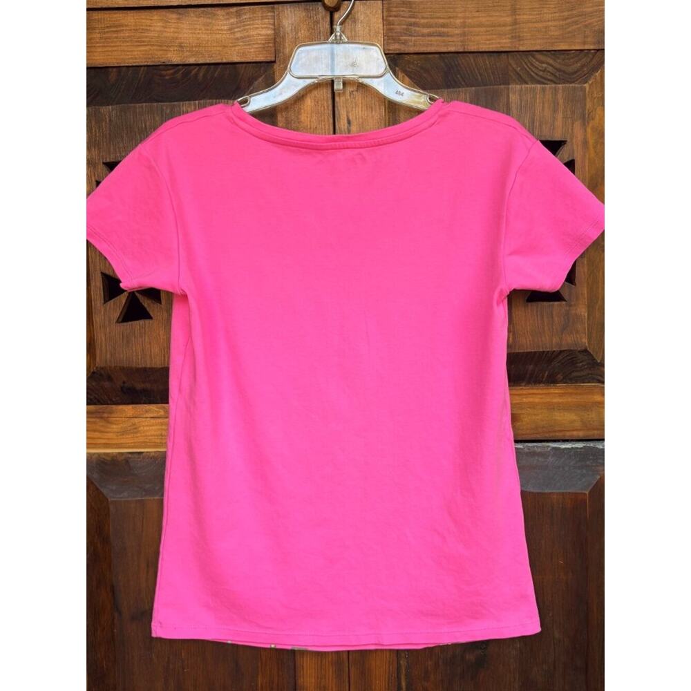 PICCOLINA Jane Goodall Trailblazer Tee Pink Chimp Graphic Shirt Kids M 10/12 - Picture 6 of 7